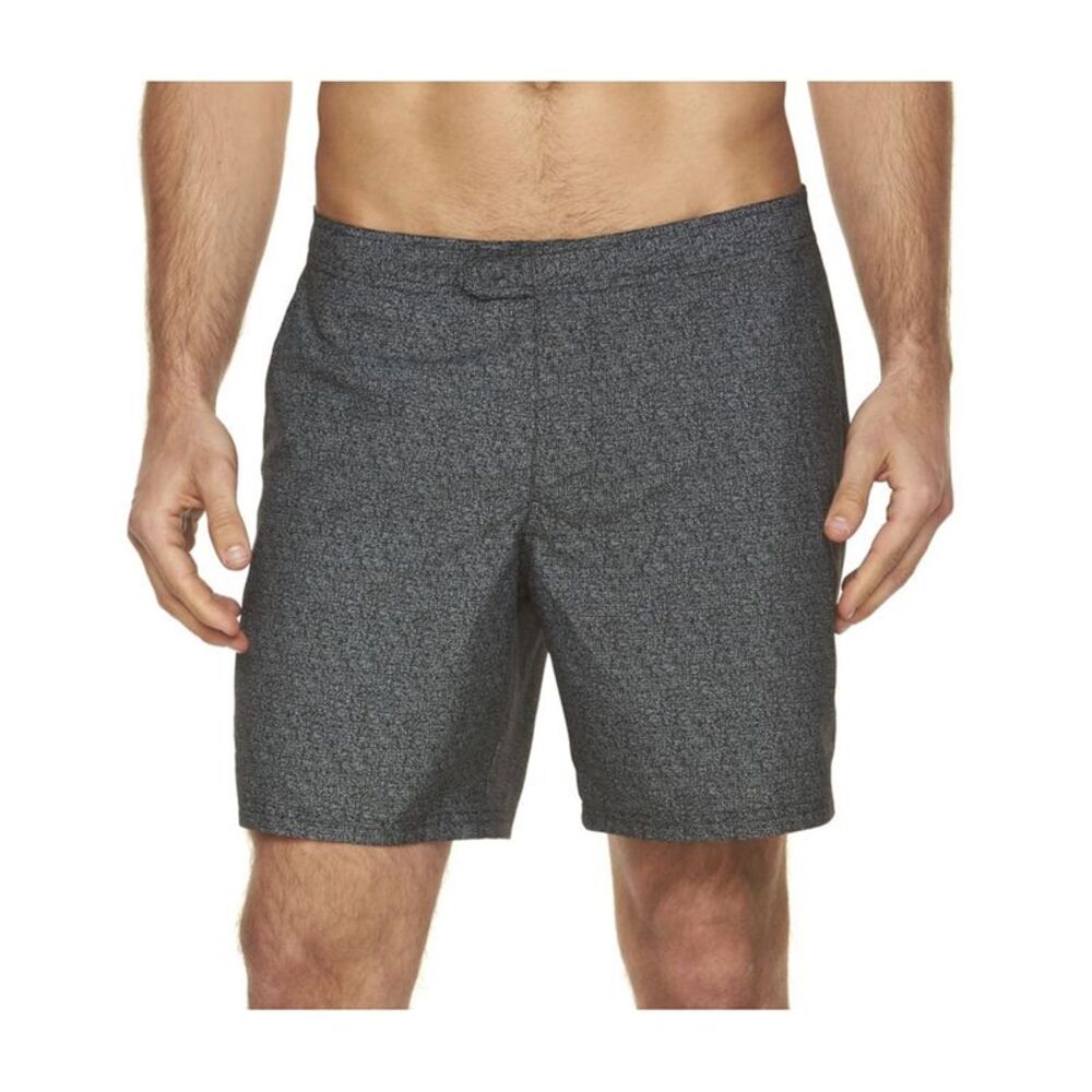 Marc Anthony Mens Slim-Fit Mini Print Swim Bottom Trunks, NWT